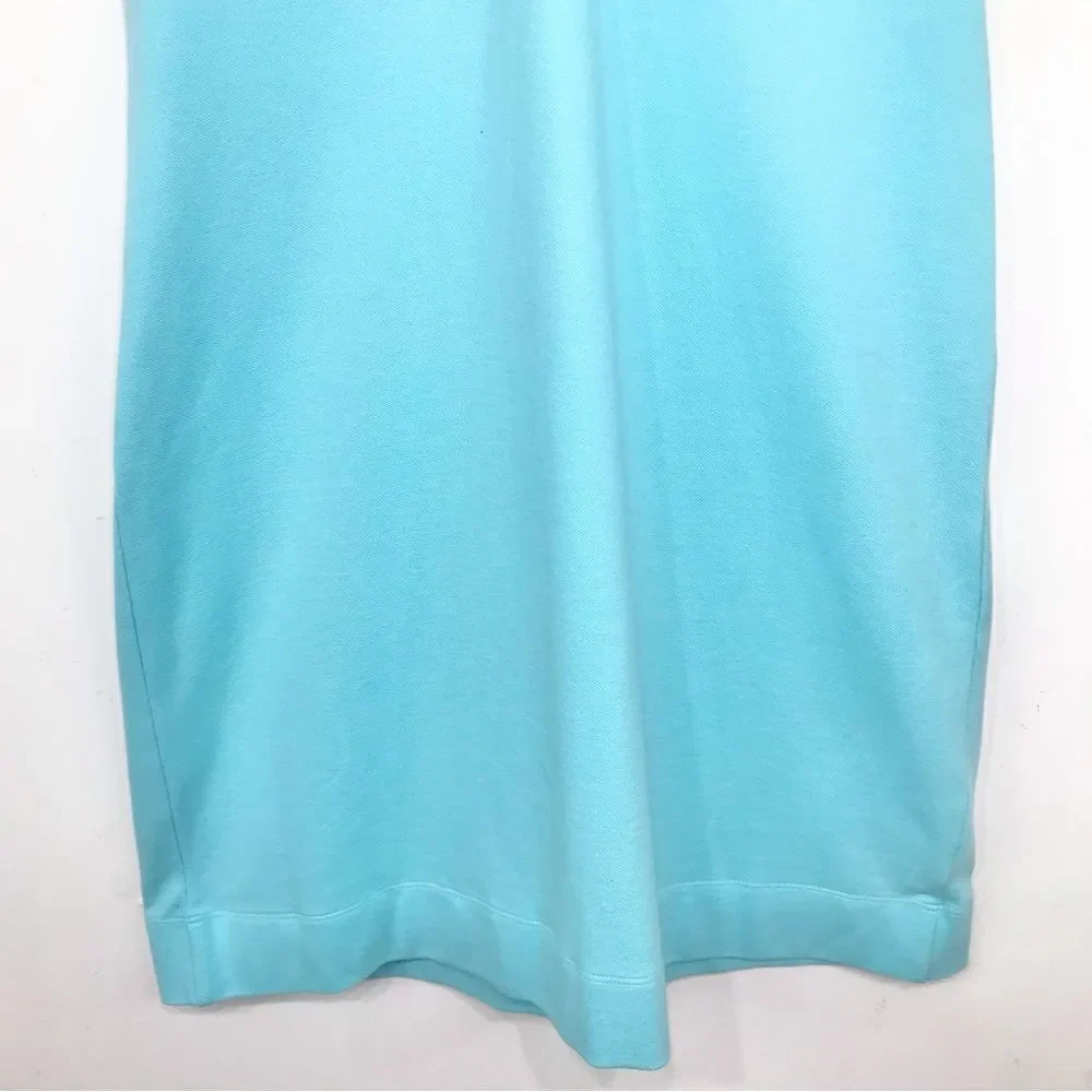 Lilly Pulitzer White and Light Blue Polo Mini Dress - Picture 8 of 16